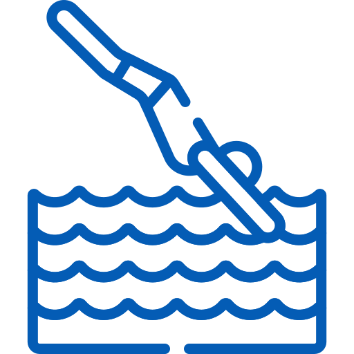 Man Diving Into Swimming Pool Icon