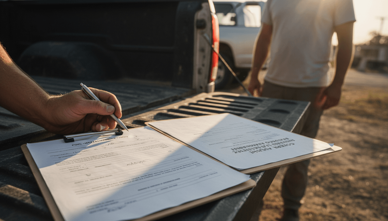 Fidelity Bonds For Pool Installation Companies Document Being Reviewed With A Pool Contract