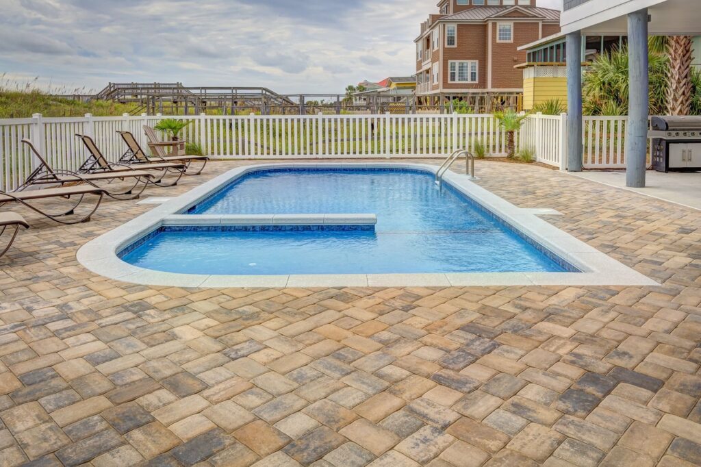 Veteran-Owned Pool Company Crew Installing Fiberglass Pool Shell In Fruitland Park Fl