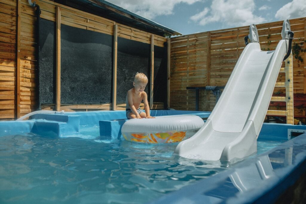 Family Enjoying Ocala Public Pools On A Summer Afternoon